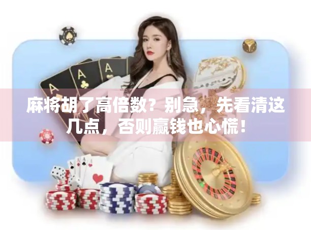 麻将胡了高倍数?别急,先看清这几点,否则赢钱也心慌! 麻将胡了高倍数?别急,先看清这几点,否则赢钱也心慌!